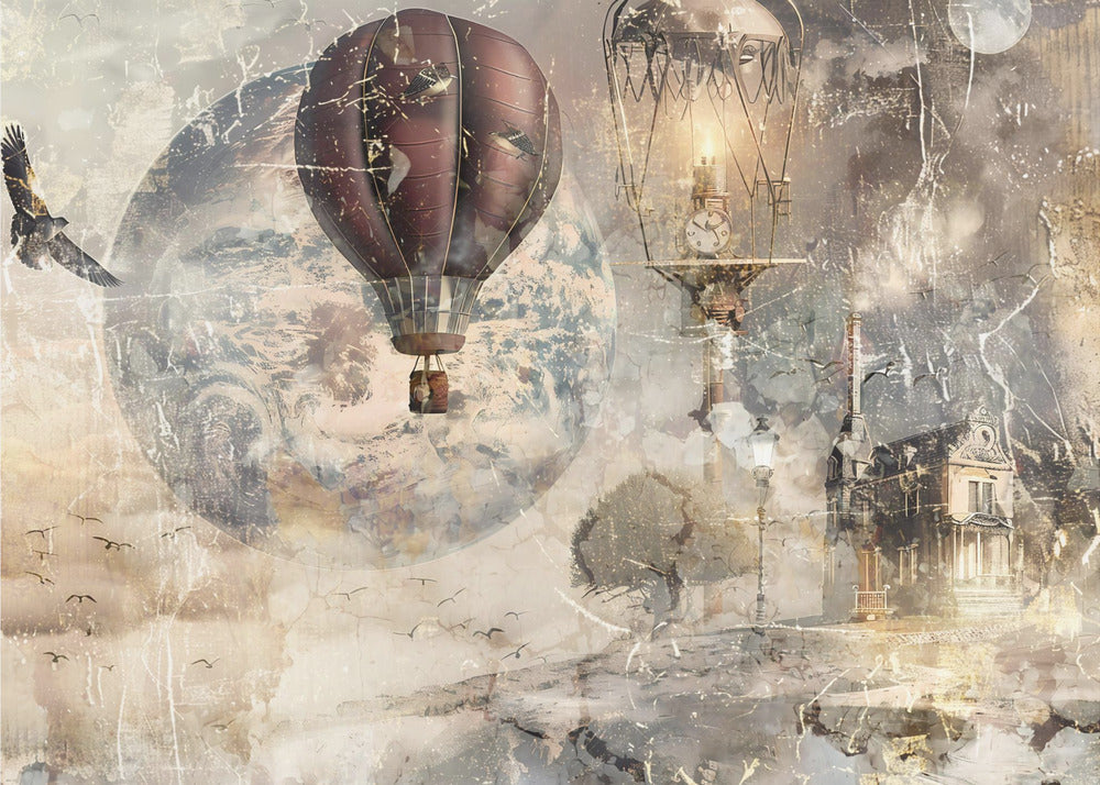 Poster - Surreal Fable Abstract Art Illustration Wallart 119