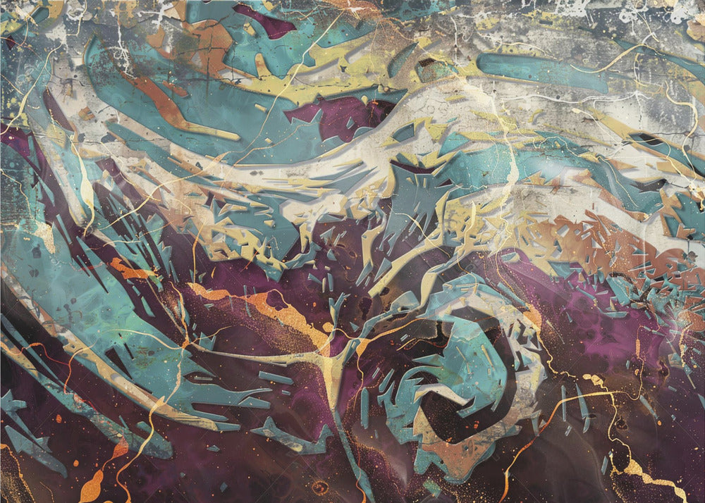 Plakat - Abstraction Art   Stylish 36