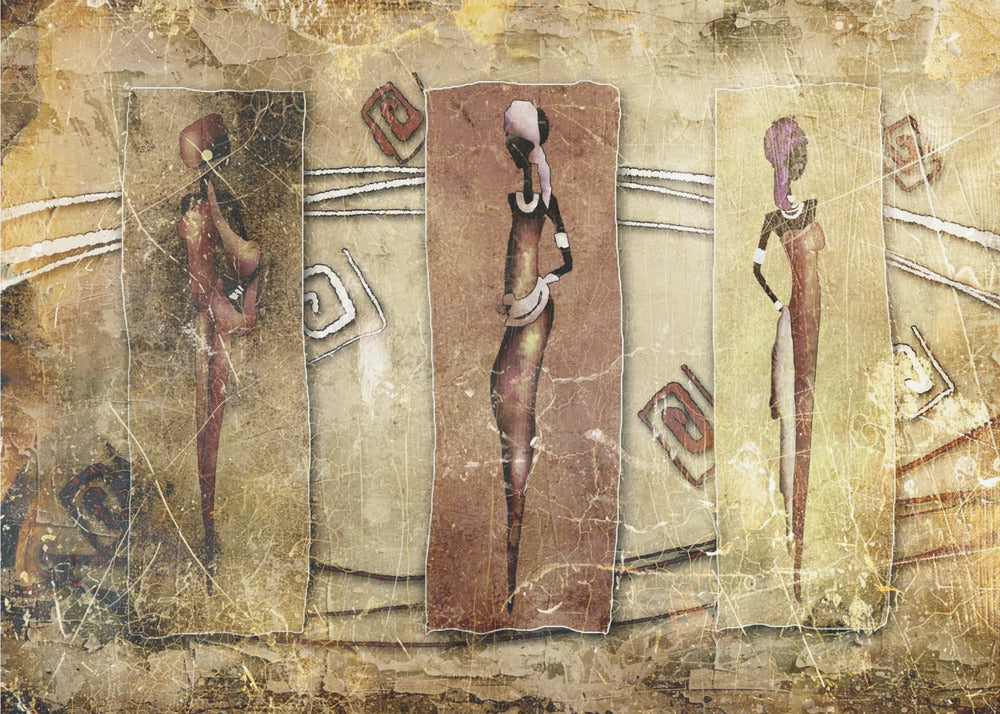 Poster - African Sahara Art Vintage Style 3