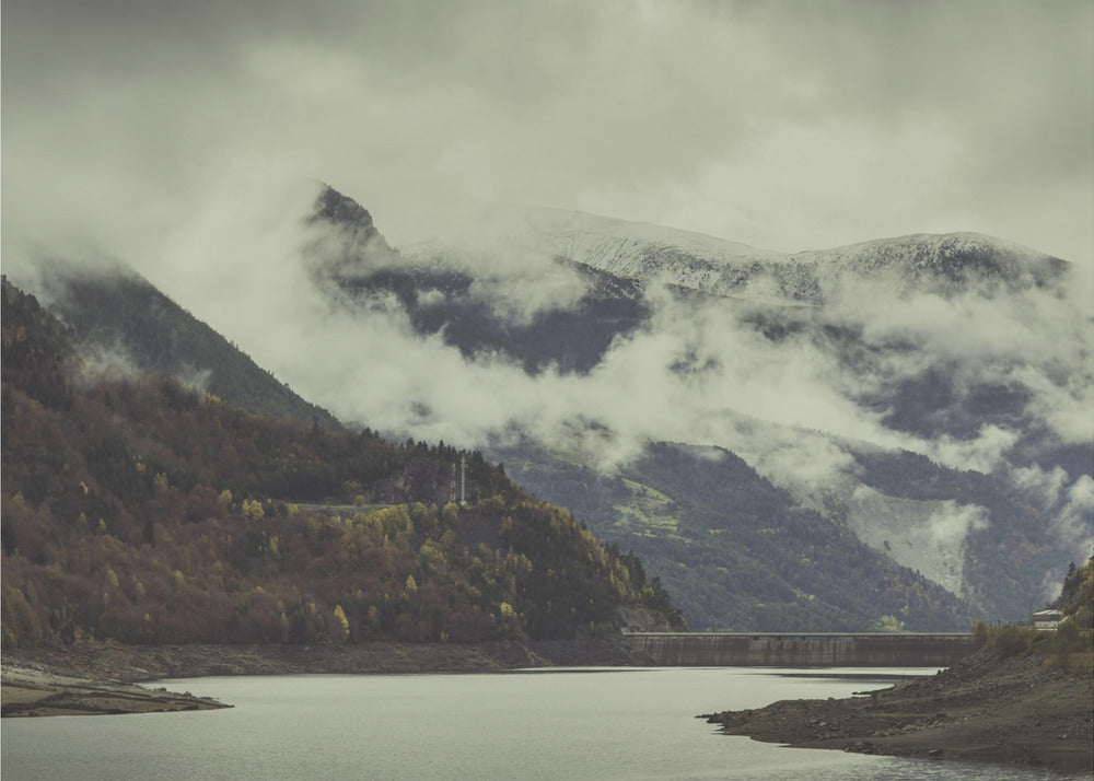 Plakat - Foggy Mountains 18 - Admen.dk