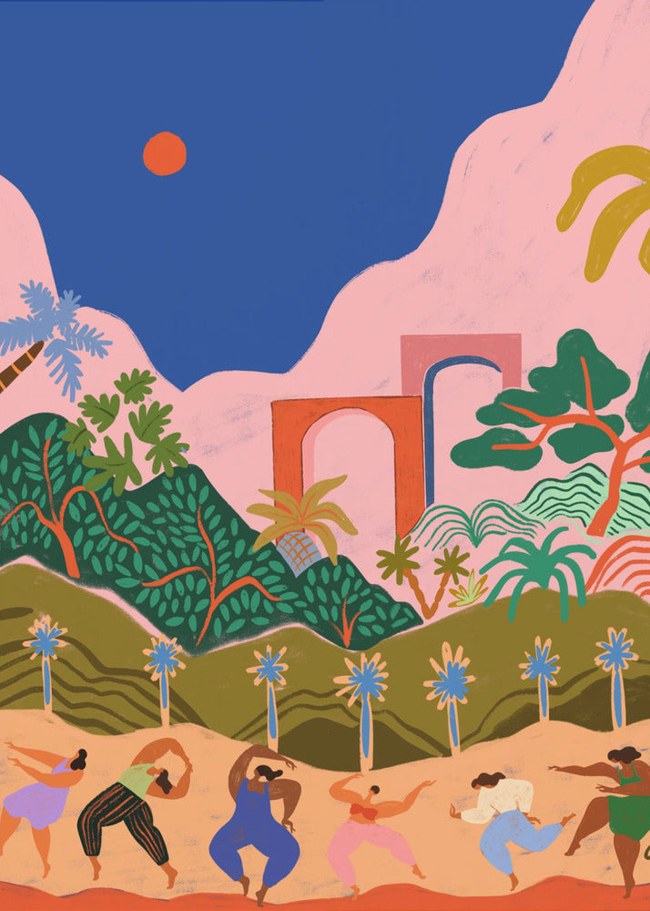 Plakat - Dancing In Paradise - Admen.dk
