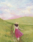 Poster - Girl in a meadow