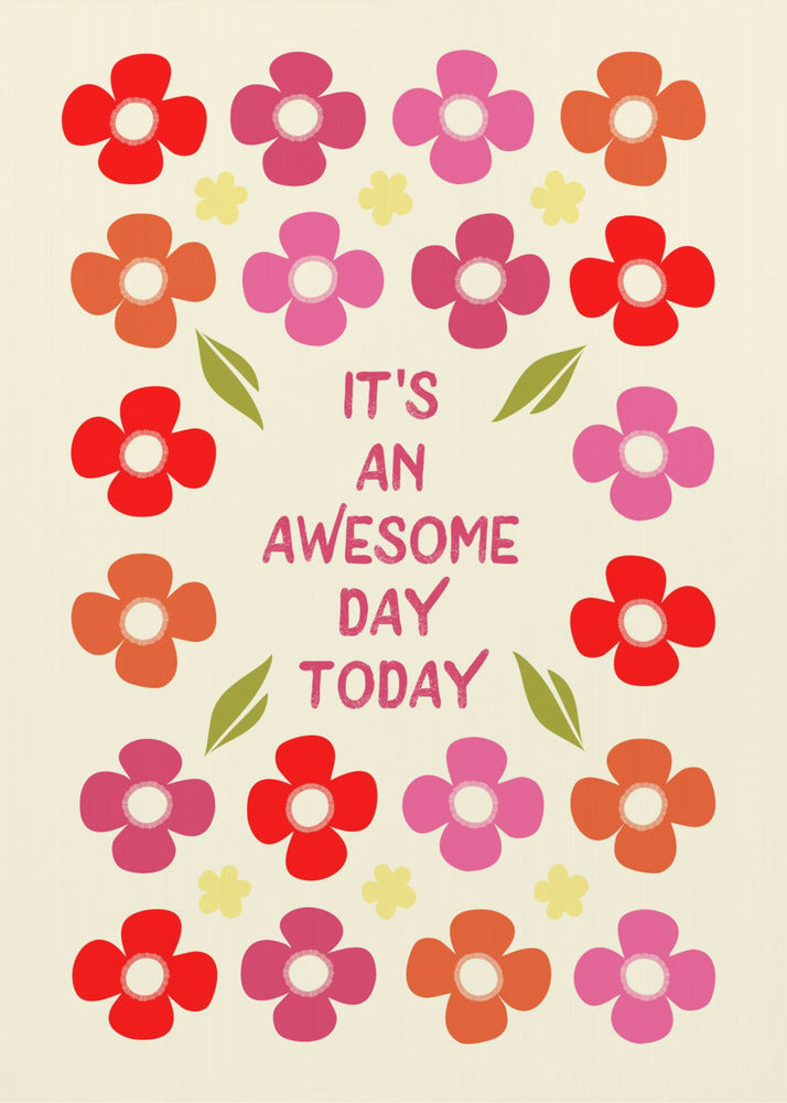 Poster - Awesome flowers