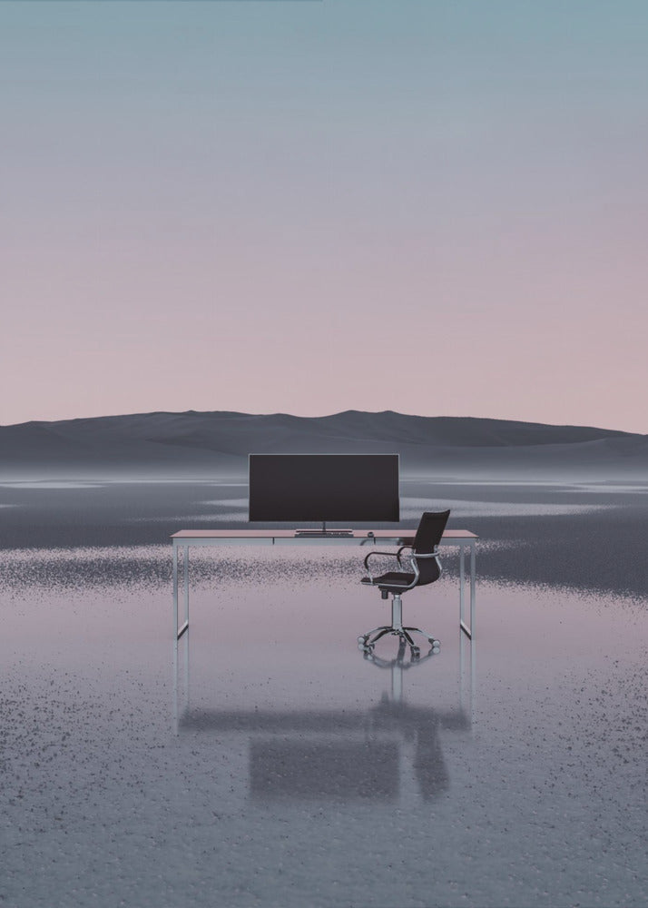Plakat - Surreal Office - Admen.dk