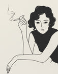 Plakat - Smoking Babe