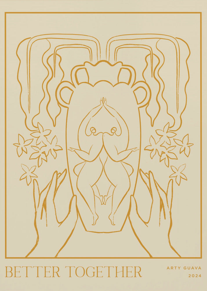 Plakat - Vessel Collection : Better Together (LineArt) - Admen.dk