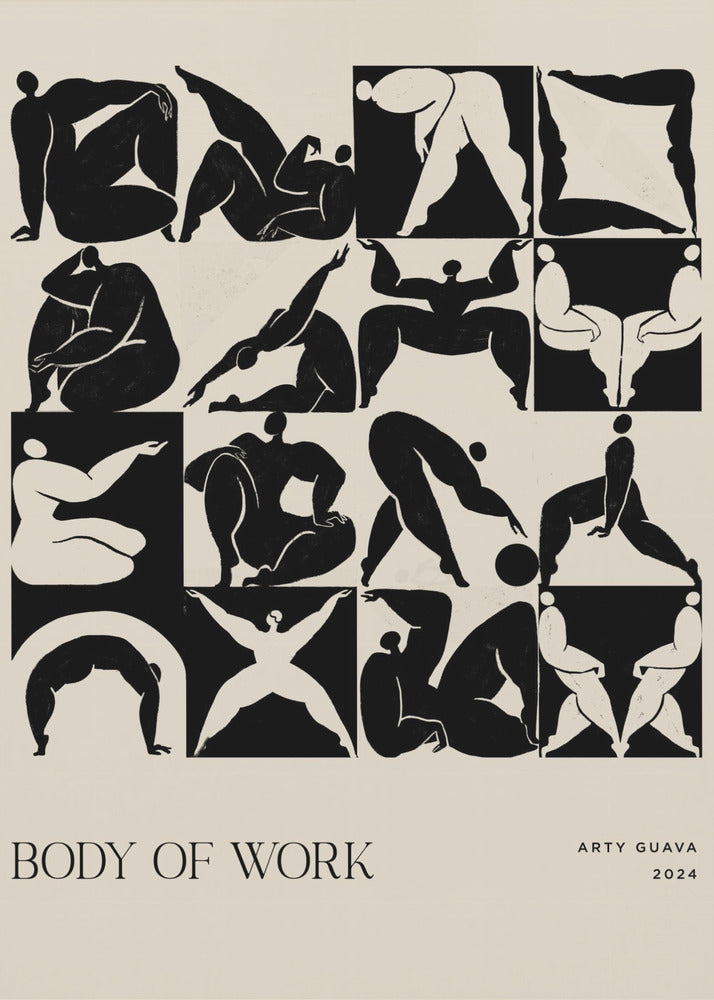 Plakat - Body of Work (Noir) - Admen.dk