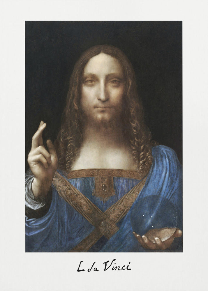 Plakat - Salvator Mundi (circa 1500) - Admen.dk