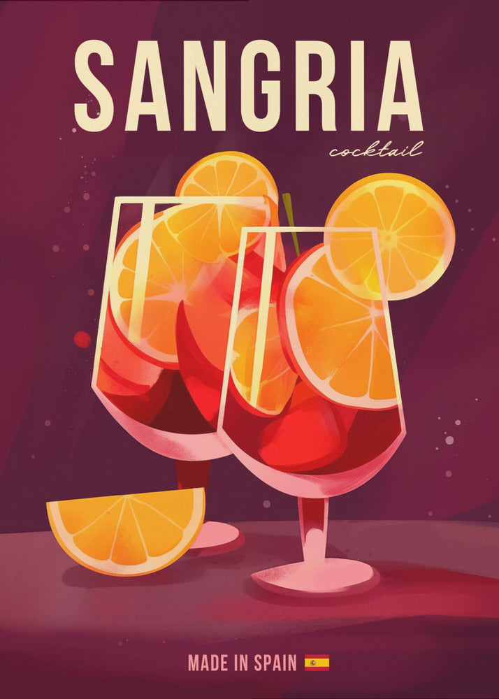 Poster - Sangria Cocktail