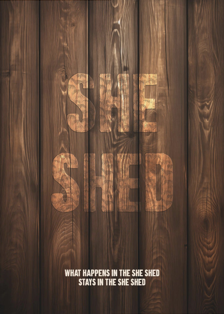 Poster - She Shed