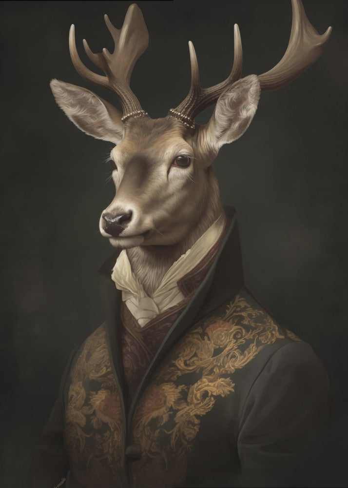 Poster - Stag Portrait