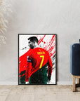 Poster - Ronaldo Portugal look