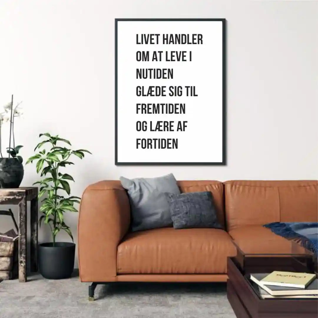 Plakat - Livet handler om